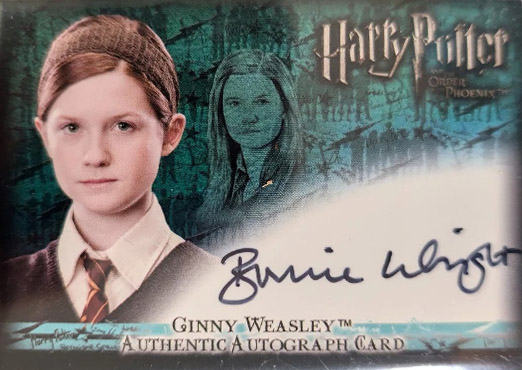 Bonnie Wright as Ginny Weasley