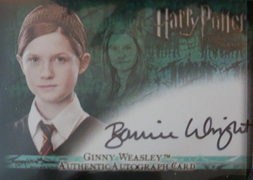 Bonnie Wright as Ginny Weasley - Front