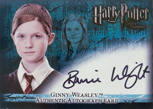 Bonnie Wright as Ginny Weasley - Front