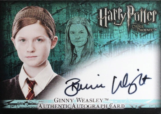 Bonnie Wright as Ginny Weasley - Front