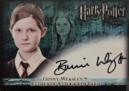 Bonnie Wright as Ginny Weasley - Front