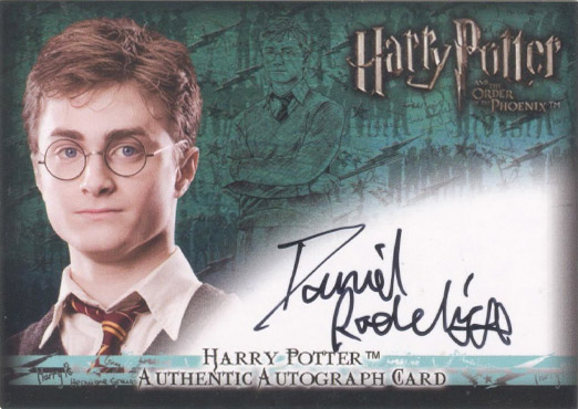 Daniel Radcliffe as Harry Potter - Front