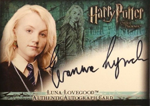Evanna Lynch as Luna Lovegood - Front