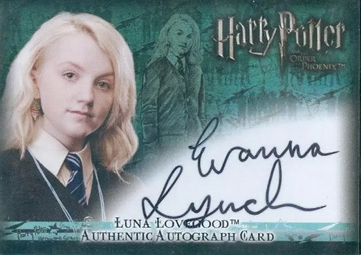 Evanna Lynch as Luna Lovegood - Front