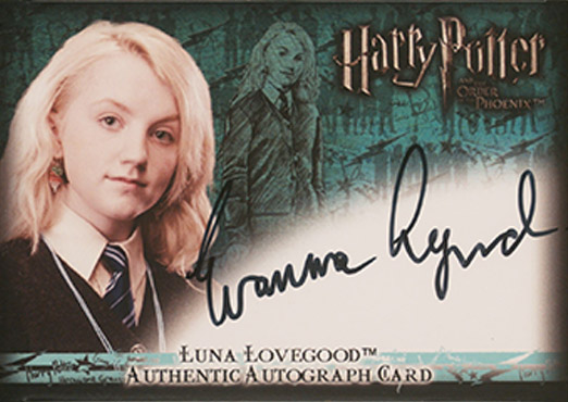 Evanna Lynch as Luna Lovegood - Front