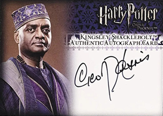 George Harris as Kingsley Shaklebolt - Front