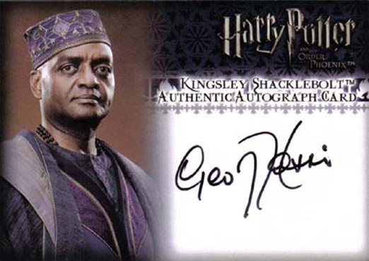 George Harris as Kingsley Shaklebolt - Front