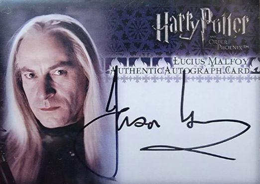 Jason Isaacs as Lucius Malfoy - Front