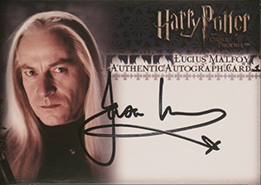 Jason Isaacs as Lucius Malfoy - Front
