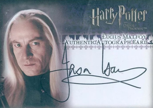 Jason Isaacs as Lucius Malfoy - Front