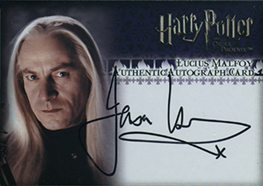 Jason Isaacs as Lucius Malfoy - Front