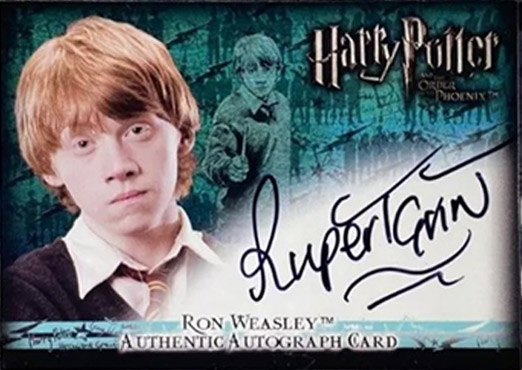 Rupert Grint as Ron Weasley - Front