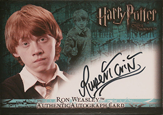 Rupert Grint as Ron Weasley - Front