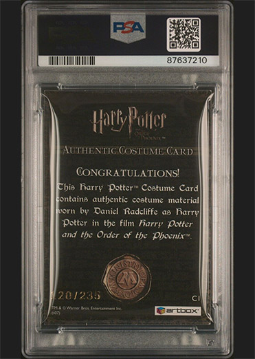 C1 - Harry Potter's T-Shirt - Back