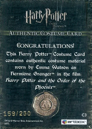 C3 - Hermione Granger's Jumper - Back