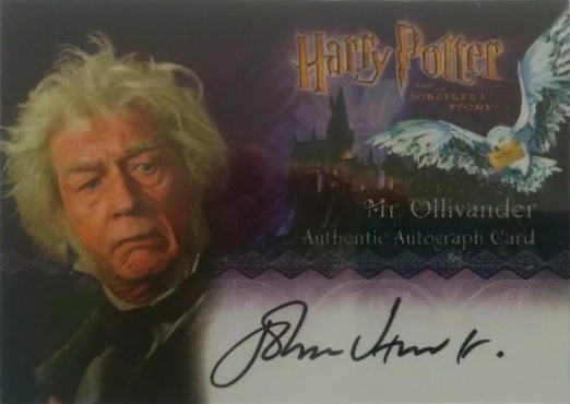 John Hurt as Olivander - Front