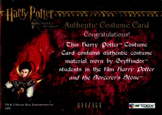 Gryffindor Students Costume - Back