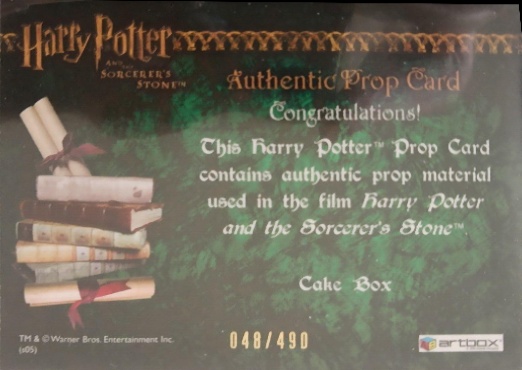 Cake Box - Back