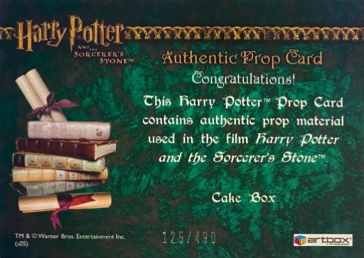 Cake Box - Back
