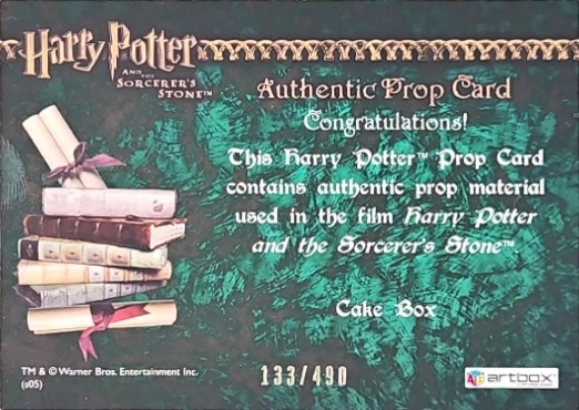 Cake Box - Back