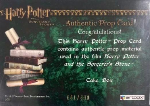 Cake Box - Back