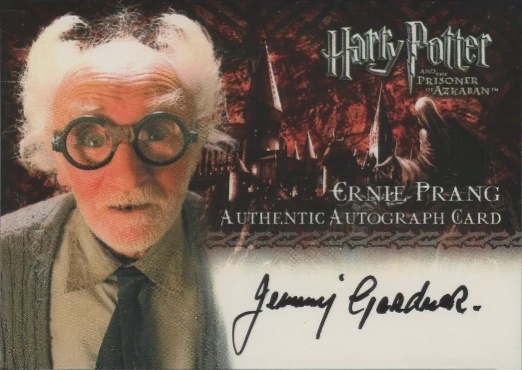 Jimmy Gardner as Ernie Prang - Front