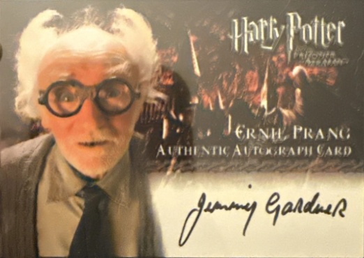 Jimmy Gardner as Ernie Prang - Front