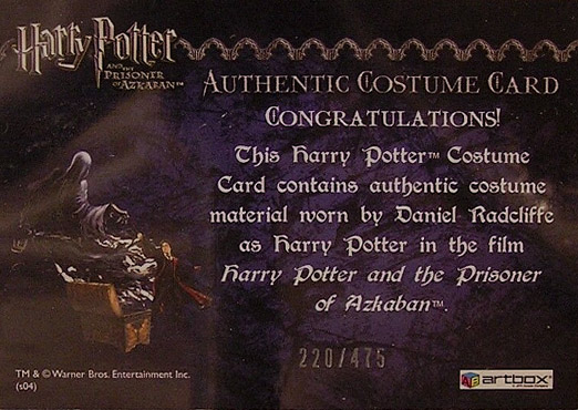 Harry Potter's Grey T-Shirt - Back