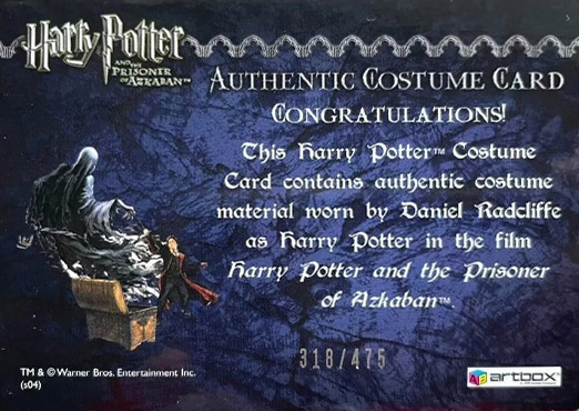 Harry Potter's Grey T-Shirt - Back