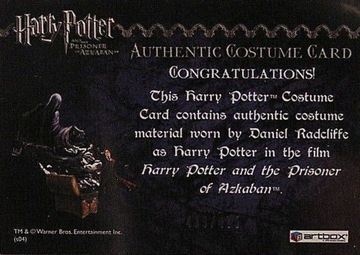 Harry Potter's Grey T-Shirt - Back