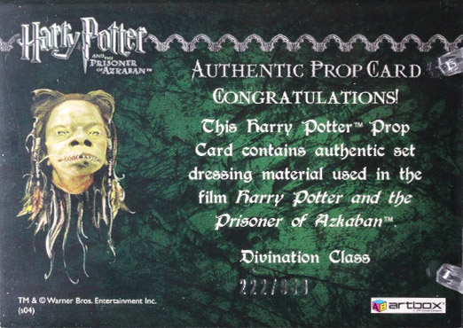 Divination Class Cloth - Back