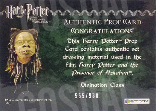 Divination Class Cloth - Back