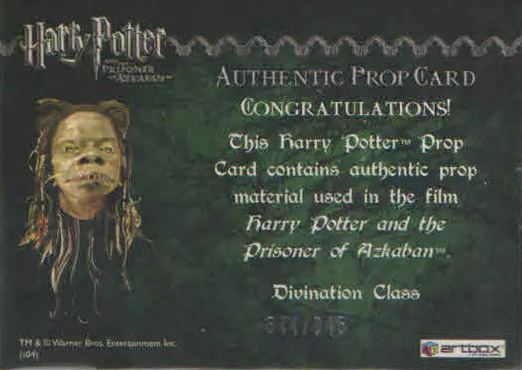 Divination Class Table Cloth - Back