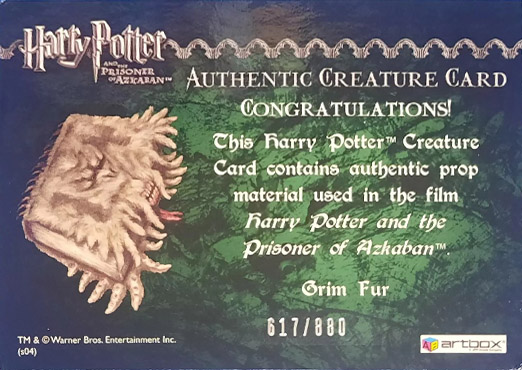 Grim Fur - Back