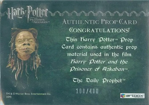 The Daily Prophet - Back