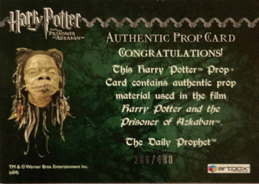 The Daily Prophet - Back