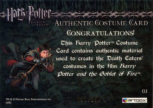 C13 - Death Eater Robes - Back