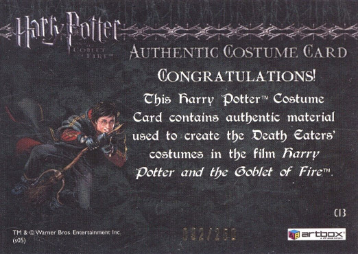 C13 - Death Eater Robes - Back