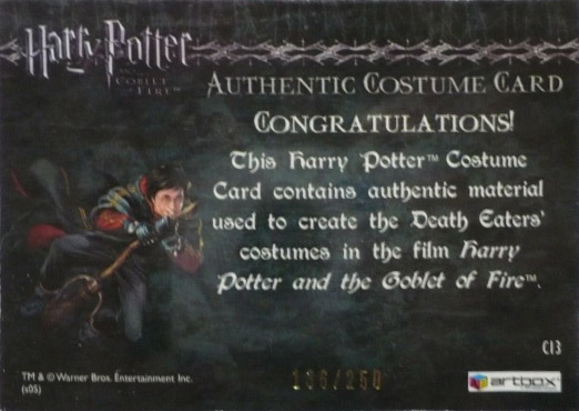 C13 - Death Eater Robes - Back