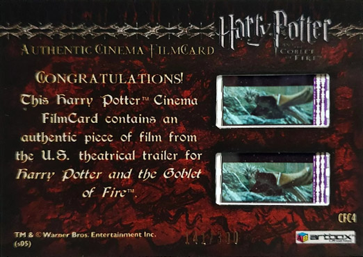 CFC4 - Goblet of Fire - Back