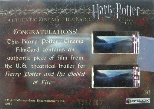 CFC5 - Dumbledore and the Penseive - Back