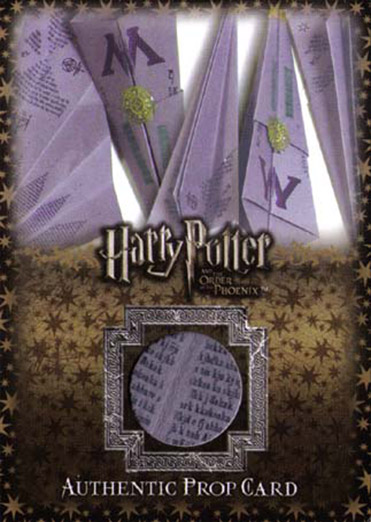 P2 - Ministry of Magic Flying Memos - Front