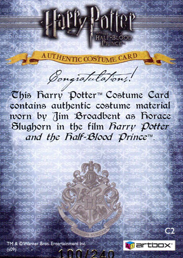 C2 - Horace Slughorn's Bow Tie - Back