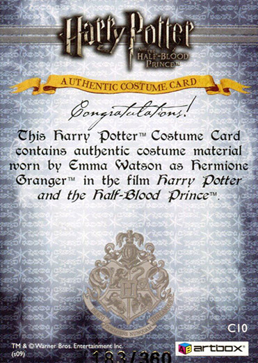 C10 - Hermione Granger's Purple Cardigan - Back