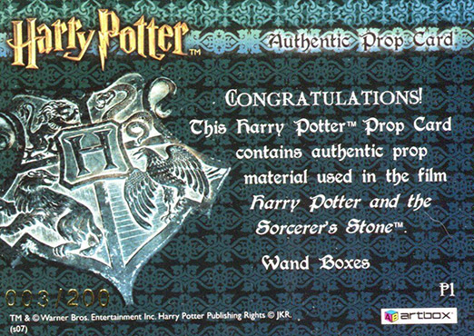 P1 - Wand Box - Back